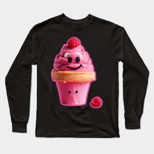 Raspberry Sorbet Happy Cartoon Anime character Long Sleeve T-Shirt